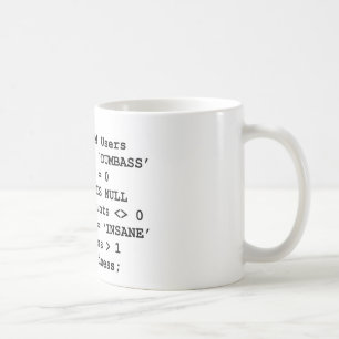 Caneca De Café Vida real SQL