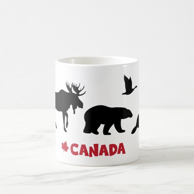 Caneca De Café Vida Selvagem Canadiana (Centro)