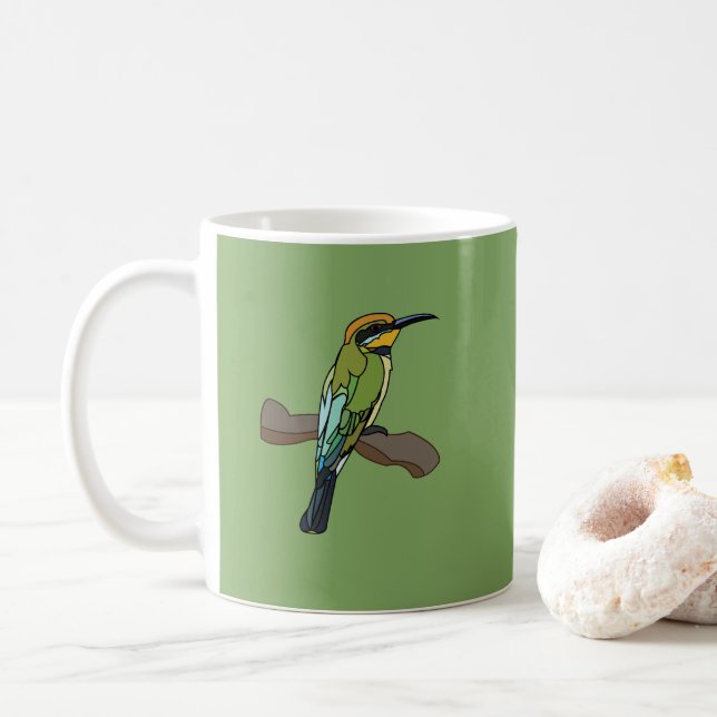 Caneca De Café Vida Selvagem de Abelhas (Com Donut)