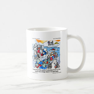 Caneca De Café Vida Selvagem & Política no Alasca Camisetas e Pre