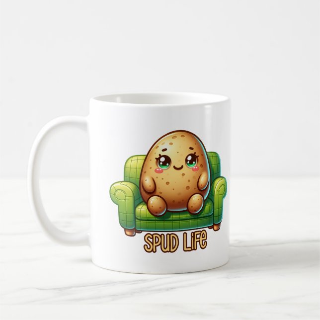Caneca De Café Vida Spud, Batata de sofá (Esquerda)