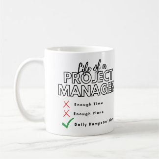 Caneca De Café Vida útil de um ladrão do gerente de projetos