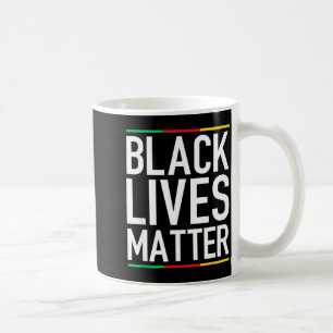 Caneca De Café Vidas Negras Blm Direitos Humanos Mês da História 