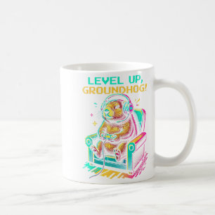 Caneca De Café Vídeo engraçado de jogador de Groundhog gráfico pa