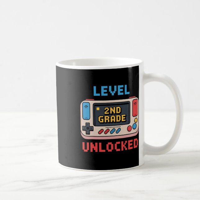 Caneca De Café Vídeo Game Desbloqueado Nível 2ª Série Ck Volta às (Direita)