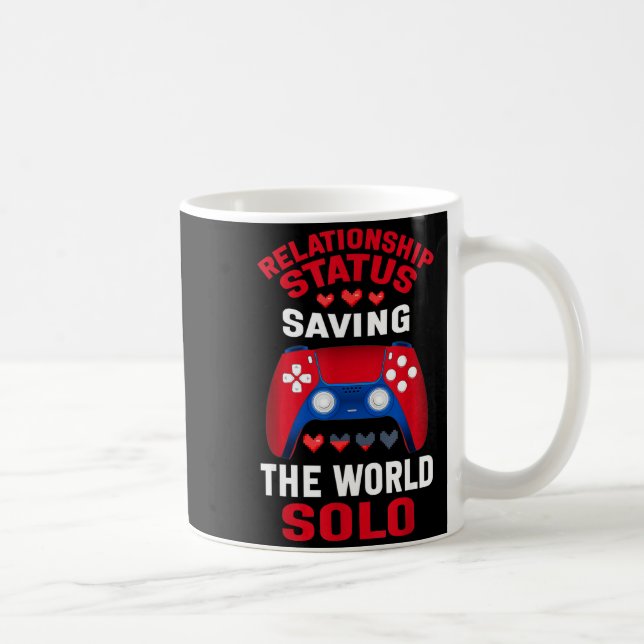 Caneca De Café Video Games Valentines Day Gamer Gaming  (Direita)