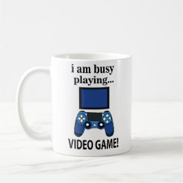 Caneca De Café Vídeo Jogo Estou Ocupado Jogando Vídeo Jogo