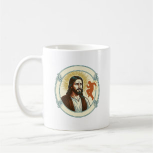Caneca De Café Vídeo Silhueta da Tendência Viral de Dança do Jesu