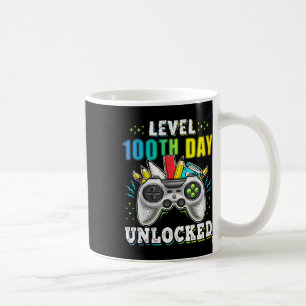 Caneca De Café Vídeos do Nível 100º Dia de Escola Desbloqueado Jo