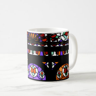 Caneca De Café Vidro Colorido