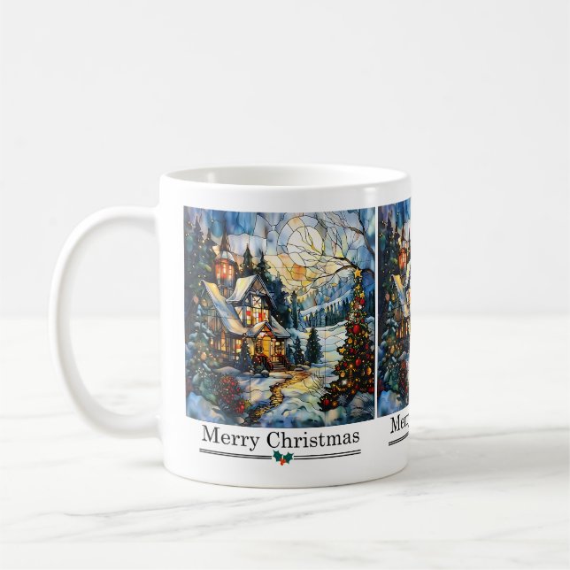 Caneca De Café Vidro De Vidro De Vaca (Esquerda)