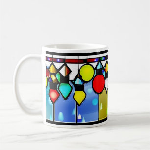 Caneca De Café Vidro De Vidro, Luzes De Natal