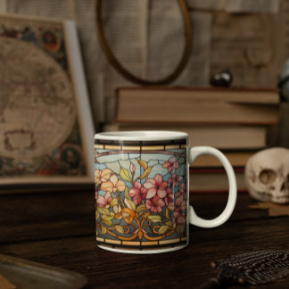 Caneca De Café Vidro Estido - Arte versão 9