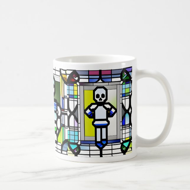Caneca De Café Vidro Estreito Halloween (Direita)