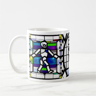 Caneca De Café Vidro Estreito Halloween
