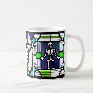 Caneca De Café Vidro Estreito Halloween