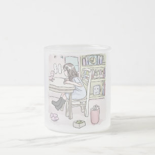 CANECA DE CAFÉ VIDRO JATEADO