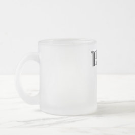 Caneca De Café Vidro Jateado 1968 Hippie Peace Sign Flower Power Purple