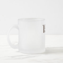 Caneca De Café Vidro Jateado 1968 - Sinal de Paz Hippie Flower Power Aqua Purpl