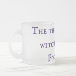 Caneca De Café Vidro Jateado A Coisa Sobre Bruxas Caçam Podcast Mug