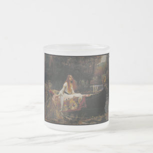 Caneca De Café Vidro Jateado A Dama de Shalott: Uma História de Fantasma Céltic