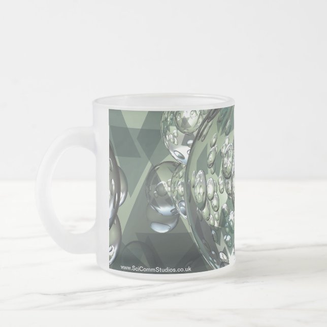 Caneca De Café Vidro Jateado A estrutura da apatite (Esquerda)