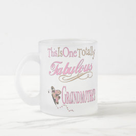 Caneca De Café Vidro Jateado A melhor avó nunca