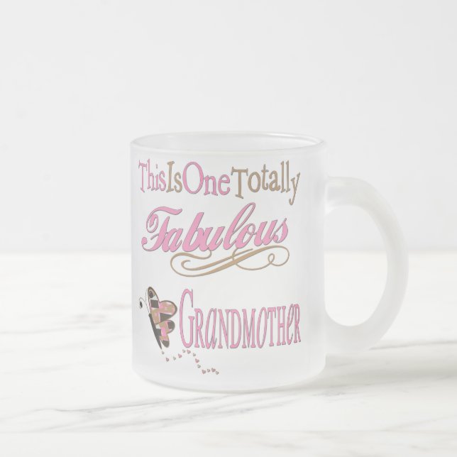 Caneca De Café Vidro Jateado A melhor avó nunca (Direita)