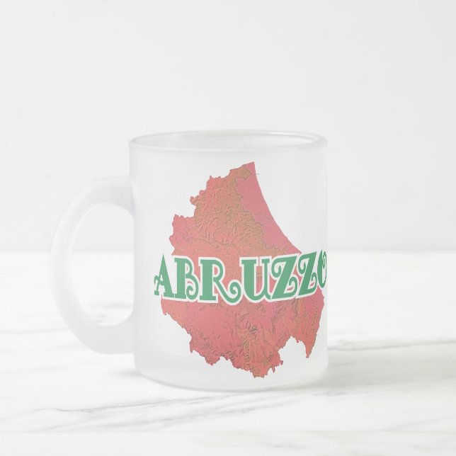 Caneca De Café Vidro Jateado Abruzzo (Esquerda)
