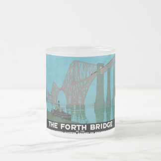 Caneca De Café Vidro Jateado Adiante a ponte - estrada de ferro do nordeste