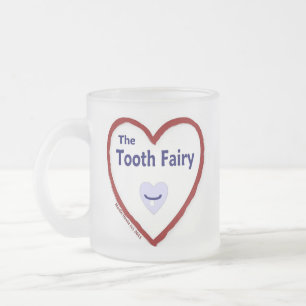 Caneca De Café Vidro Jateado Adoro A Fada Dos Dentes