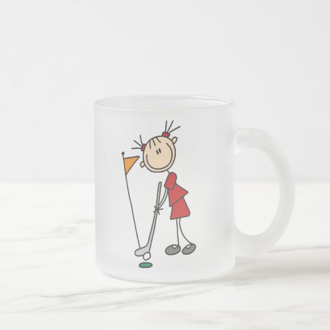 Caneca De Café Vidro Jateado Afundando a tacada leve do saco verde (Direita)