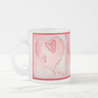 Caneca De Café Vidro Jateado Anders Artiories* EU TE AMO* Coffee de dois tons