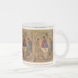 Caneca De Café Vidro Jateado Anjos da trindade em Mamre