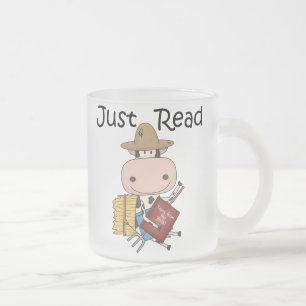 Caneca De Café Vidro Jateado Apenas lido