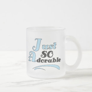 Caneca De Café Vidro Jateado Apenas tão adorável