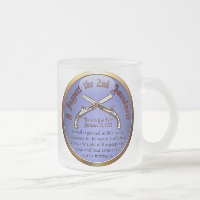 Caneca De Café Vidro Jateado Apoio a segunda alteração (Direita)