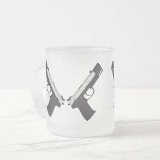 Caneca De Café Vidro Jateado Armas