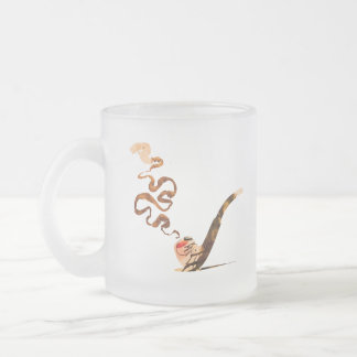 Caneca De Café Vidro Jateado Art of Pipe Smoking 1