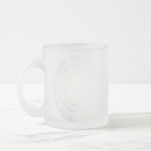 CANECA DE CAFÉ VIDRO JATEADO ARTE E DESIGN MUG (Esquerda)