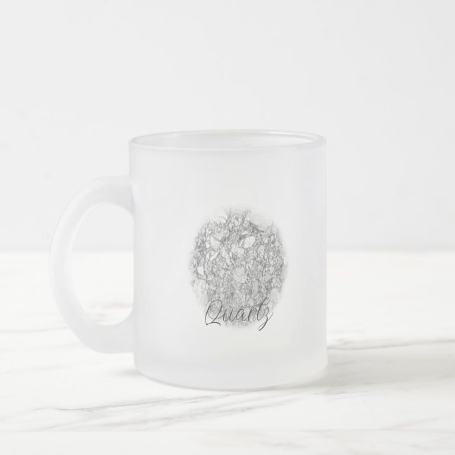 CANECA DE CAFÉ VIDRO JATEADO ARTE E DESIGN MUG (Esquerda)