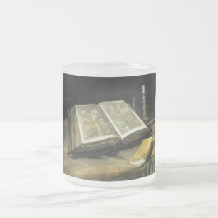 Caneca De Café Vidro Jateado Artista idoso da arte da pintura do vintage de Van