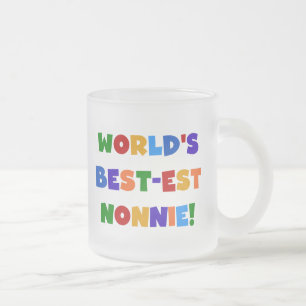 Caneca De Café Vidro Jateado As melhores notas de cores nonnie Bright do mundo