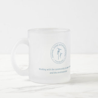 Caneca De Café Vidro Jateado AZI Mug