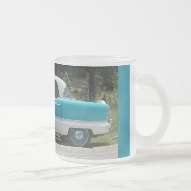 Caneca De Café Vidro Jateado Azul e branco de Nash Hudson Metropolitian (Direita)
