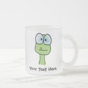 Caneca De Café Vidro Jateado Baby Dinosaur