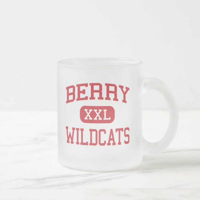Caneca De Café Vidro Jateado Baga - Wildcats - segundo grau - baga Alabama (Direita)