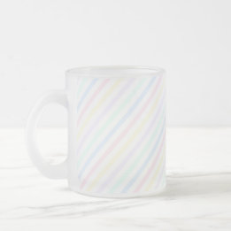 Caneca De Café Vidro Jateado Banho-maria Retro Pastel