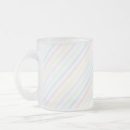 Caneca De Café Vidro Jateado Banho-maria Retro Pastel