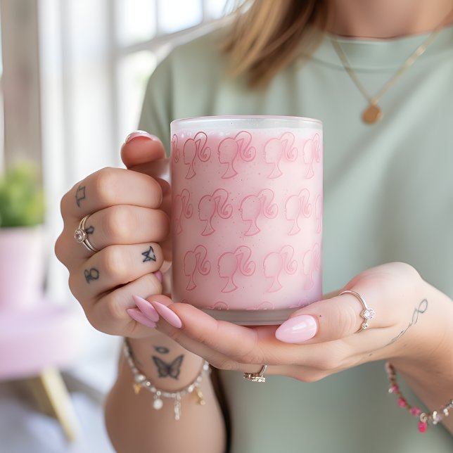 Caneca De Café Vidro Jateado Barb Coffee Mug (Criador carregado)